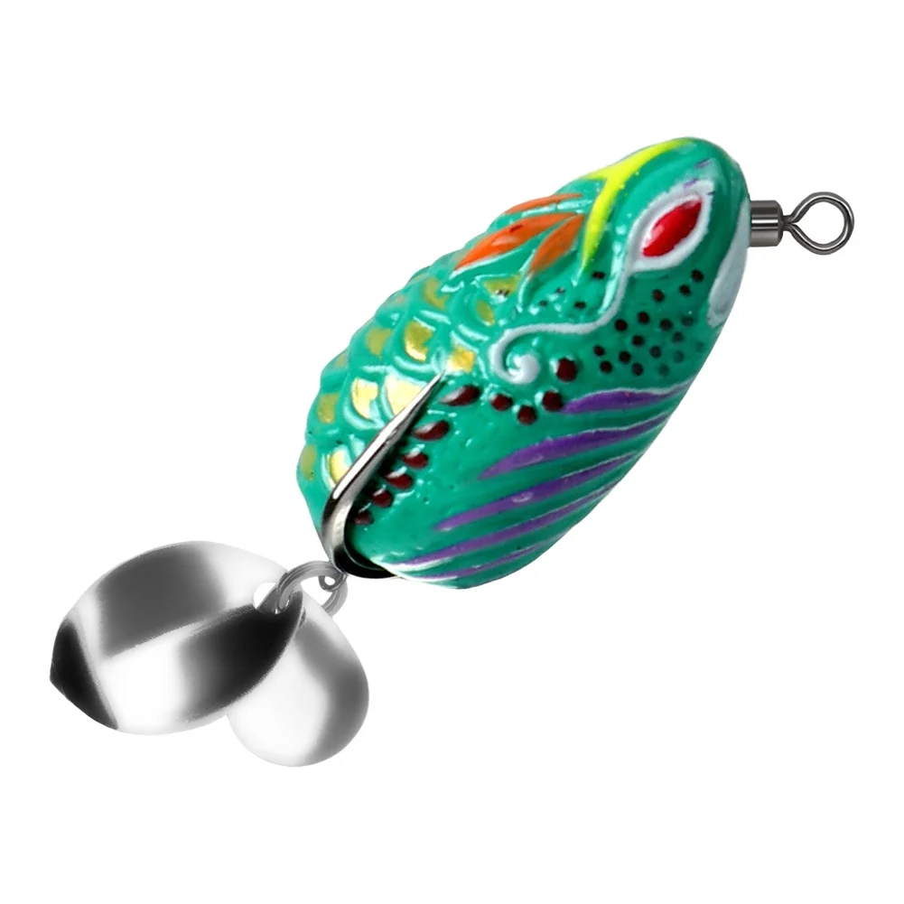 Attract Fish Easily Soft Frog Lure Fishing Lure Length 3.5cm Multilayer Coating Technology For Freshwater Fishing