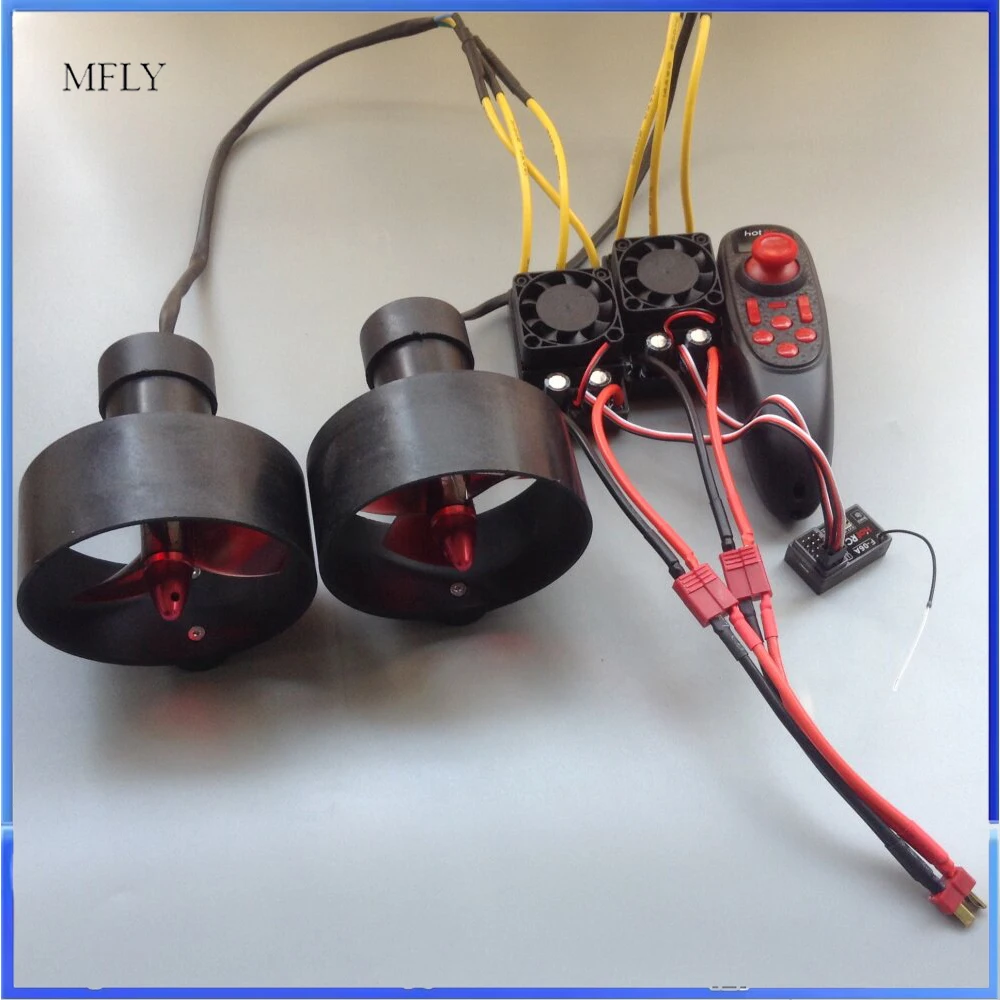 24V Reversierbarer Unterwasser-Thruster mit XT60/T-Stecker, Bürstenloser Motor für Professionelles Schwimmtraining & Taucher-Antriebshilfe