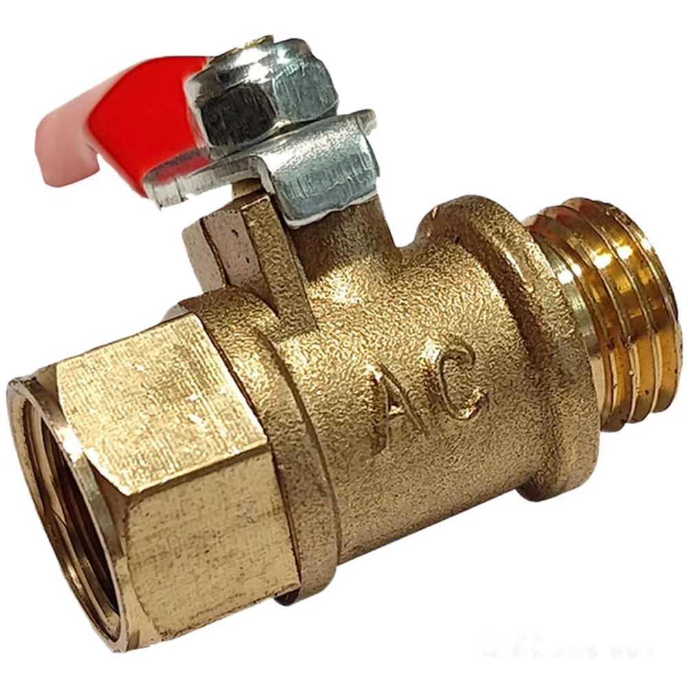 Manual Copper Ball Valve Switch for High Pressure Plunger Pump with compact footprint and thread options for agricultural tasks