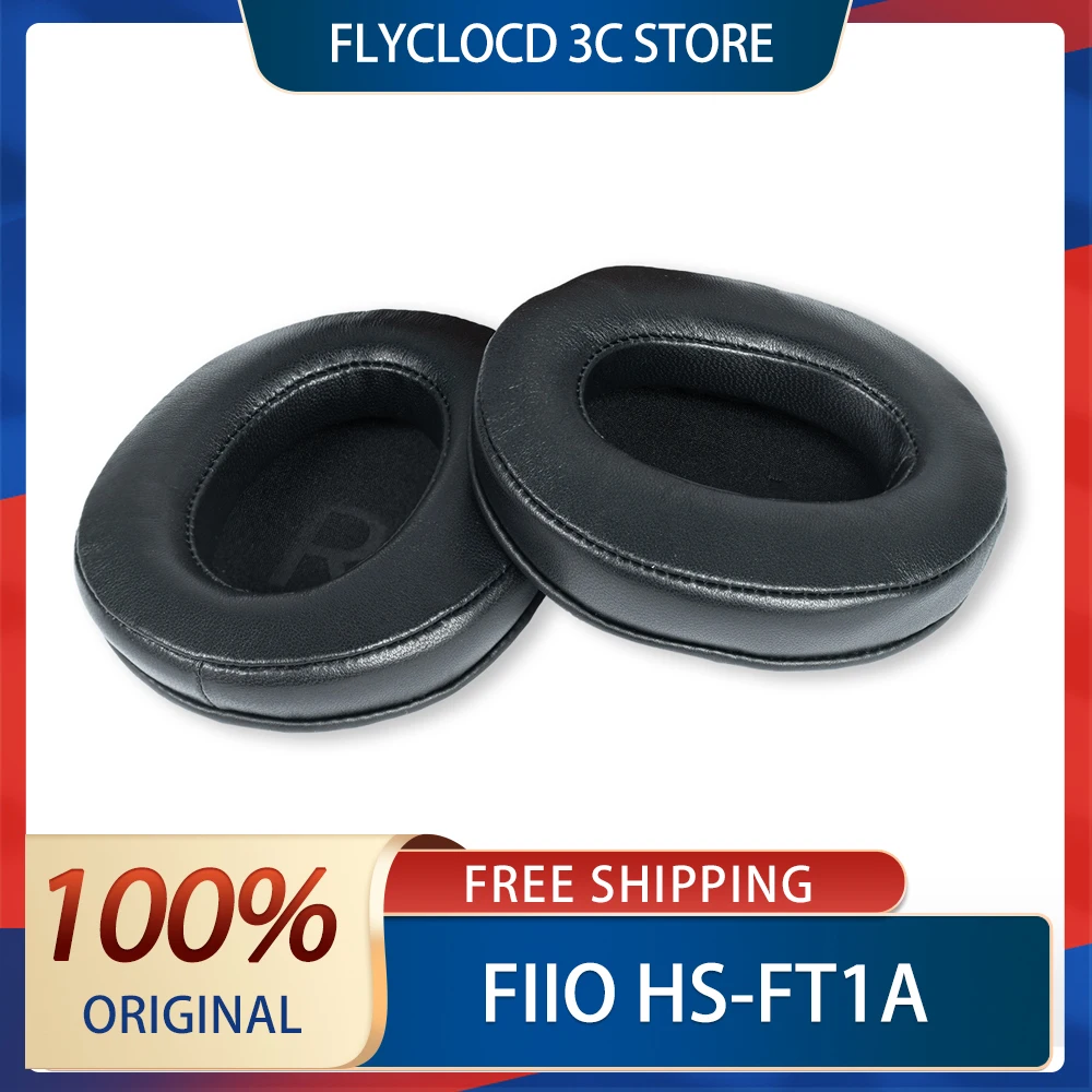 

FiiO HS-FT1A For Wooden Fiio FT1 Headset Leather Ear Muffs Large Ear Sheepskin Ear Caps Comfortable Soft Headphones Cover Custom