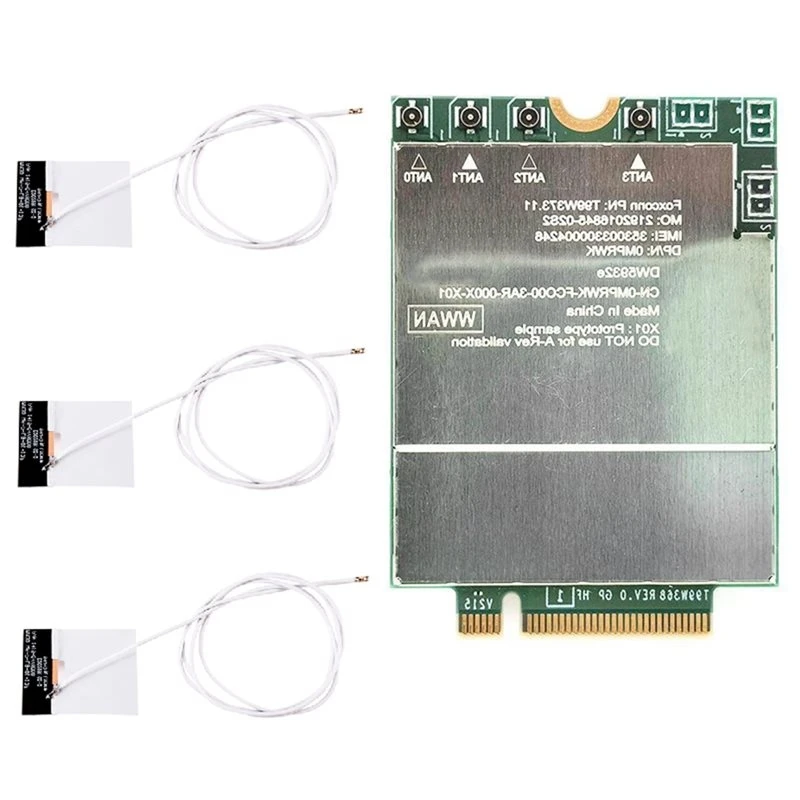 Customer Favorite T99W373 Dw5932e 5G Module LTE Cat19 M. 2 NGFF Wireless WWAN Card 3X Antenna For Dell 7350 7450 7650 9450