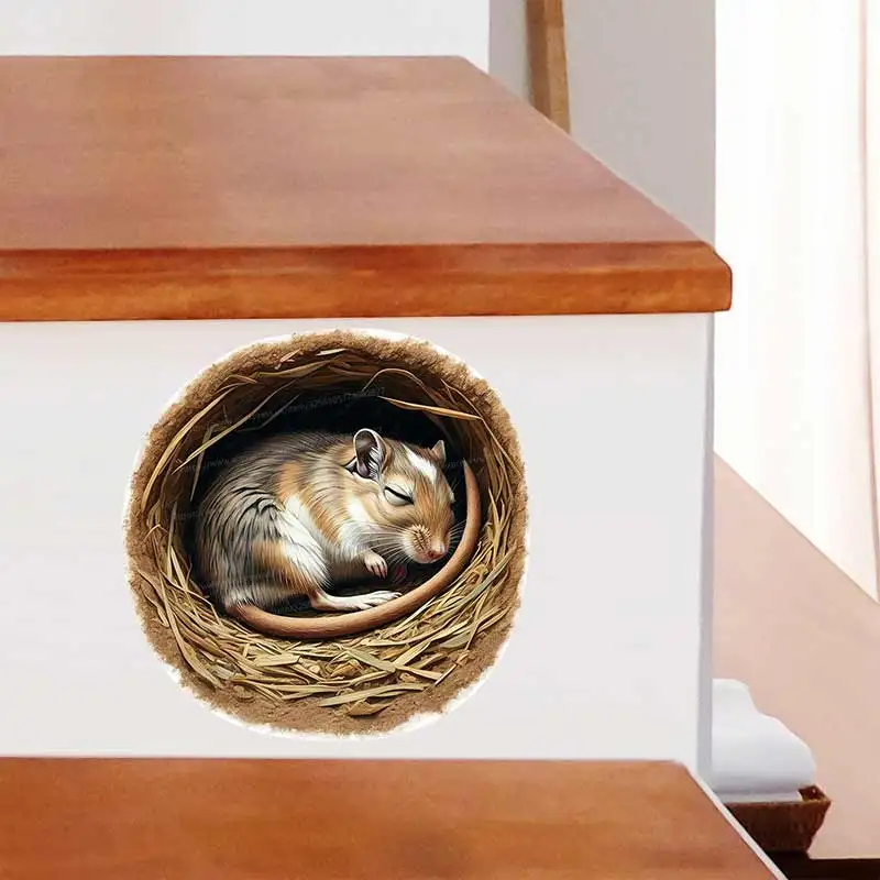 

Desert Animal Gerbil Wall Sticker Kids Room Decoration Mural Self-adhesive Bedroom Home Wallpaper Nursery Decor Decals S851