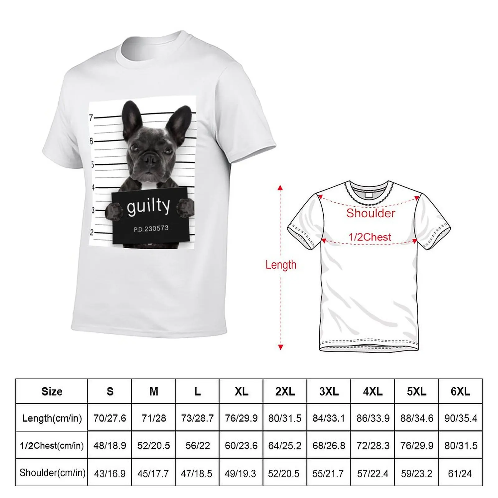 Funny Frenchton Dog - Guillty Frenchton Bulldog T-Shirt g man t shirts for men T-Shirt