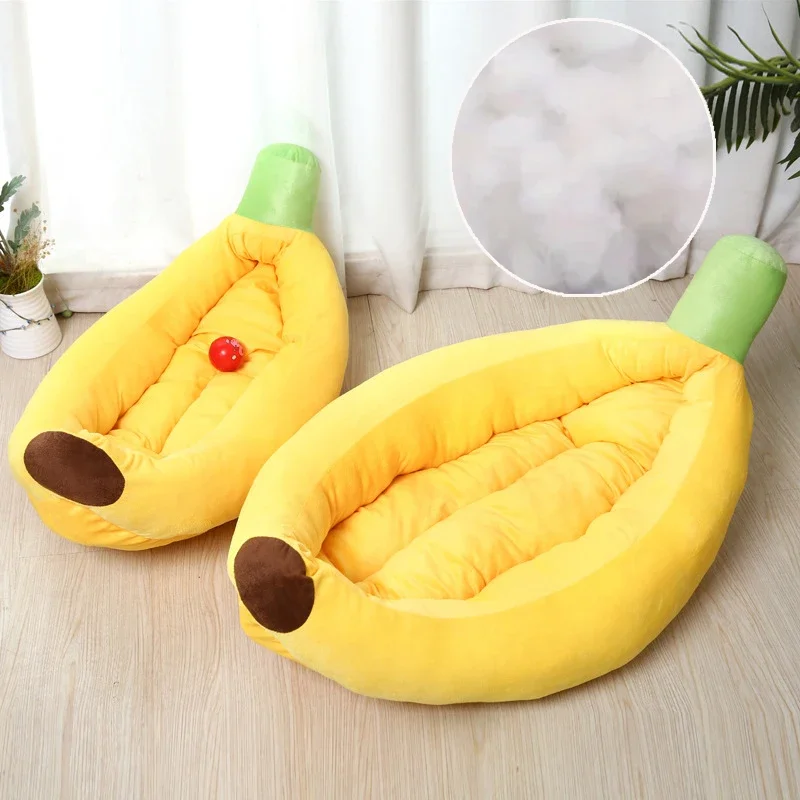 

Detachable and Washable Banana Shaped Dog Bed Pet Supplies Cat Bed for Teddy and Bichon Pet Nest for Small and Medium-sized Dog