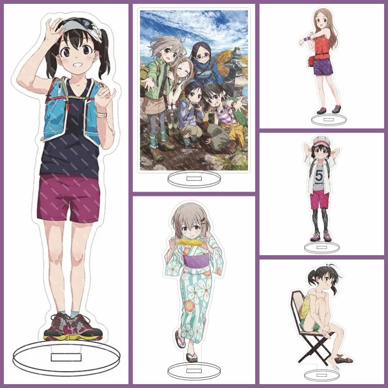 

Popular Anime Yama no Susume 15cm acrylic ornaments of Yukimura Aoi, Makoto, Kurakami Hinata, Saito Kaede Fans Gift