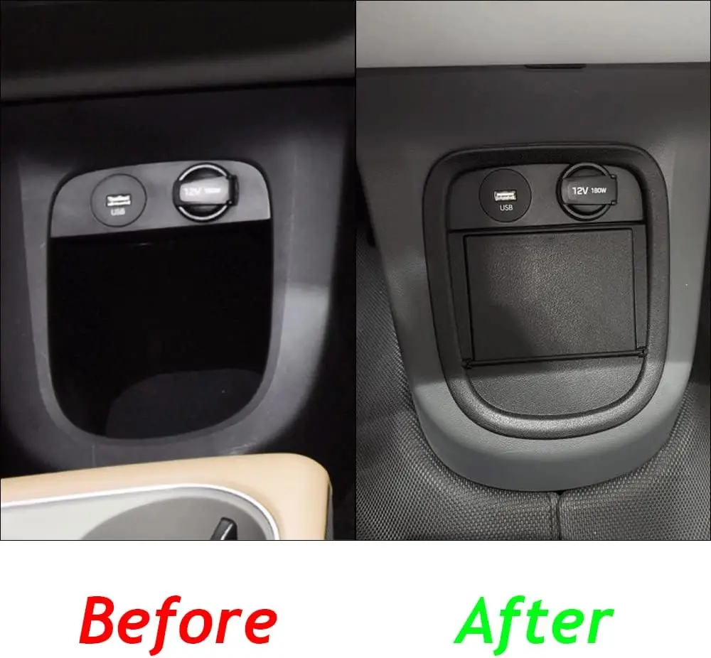 For Hyundai Ioniq 5 2021 2022 2023 2024 Concealed Central Control Cover Lower Storage Box Panel Cover Car Replace Accessories