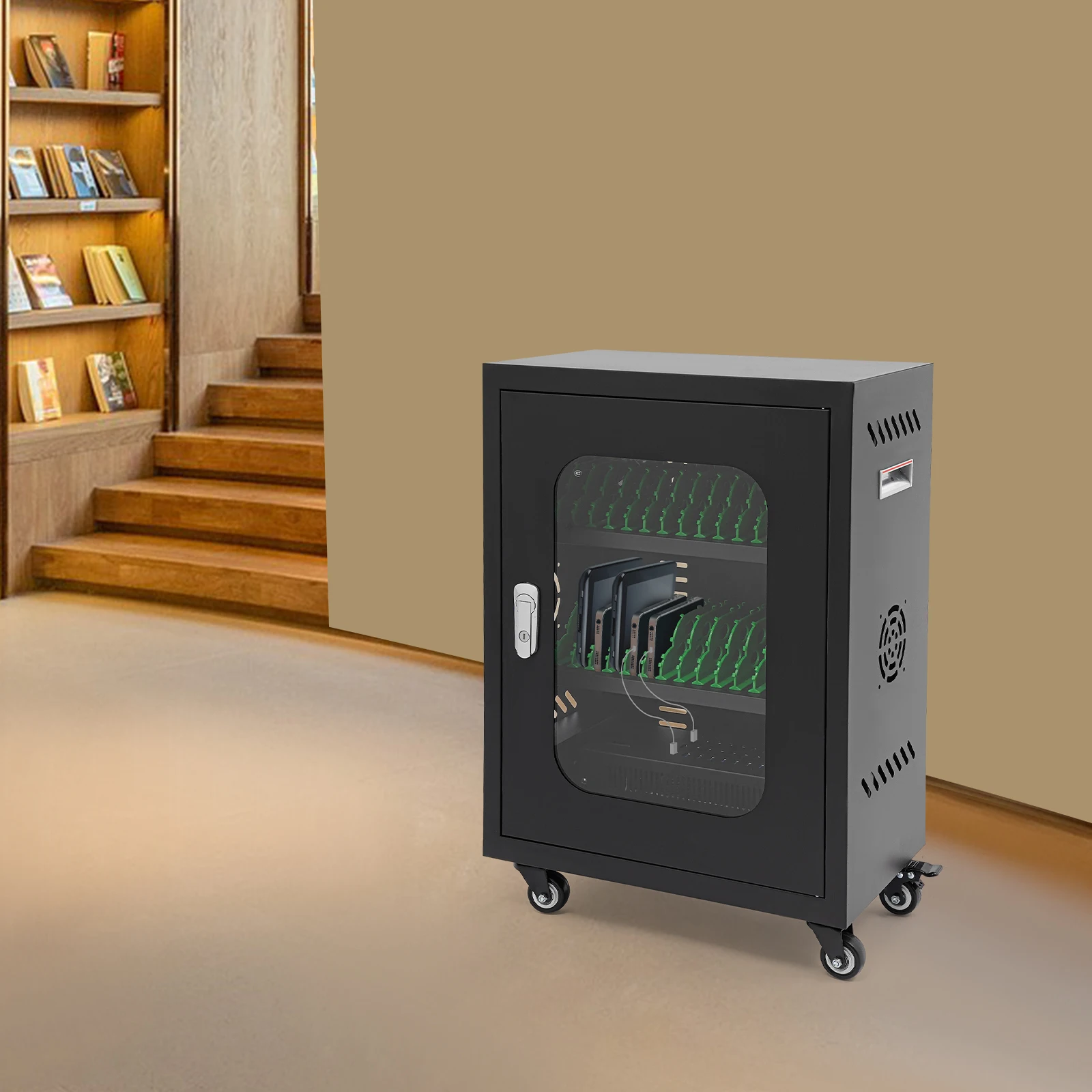 

Mobile Charging Cart 30-Device Charging Station Mobile Charging Cabinet Charging Station