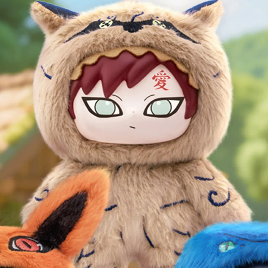 Auténtica figura de peluche de Naruto Shippuden, bonito regalo de fiesta para mujeres, figura de acción coleccionable, edición en caja ciega