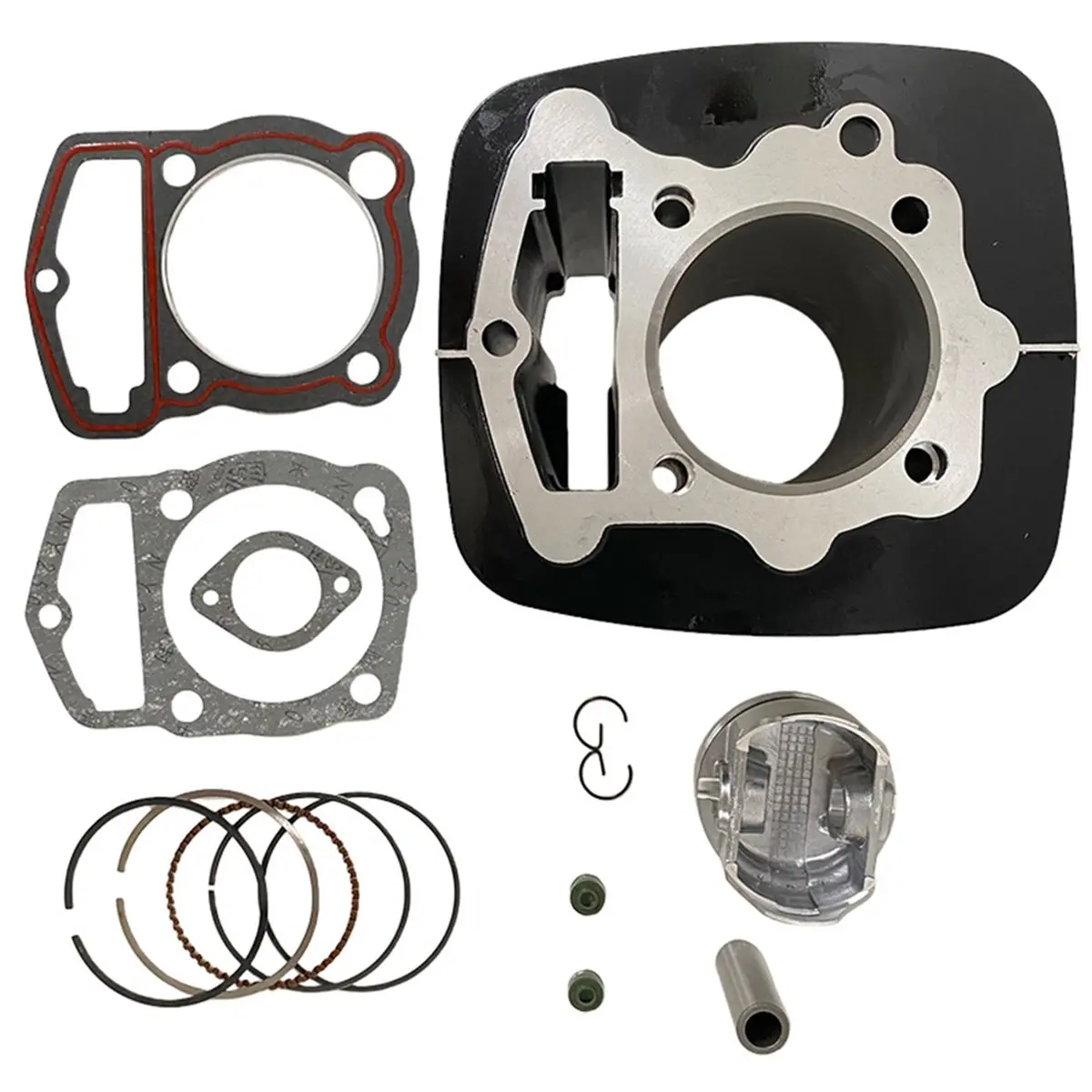 【~ NEW WSFS】65.5mm 250cc Cylinder Piston Kit E0304KC14 for Italika 250SZ 250Z Piston Pin: 15mm X 47.5mm