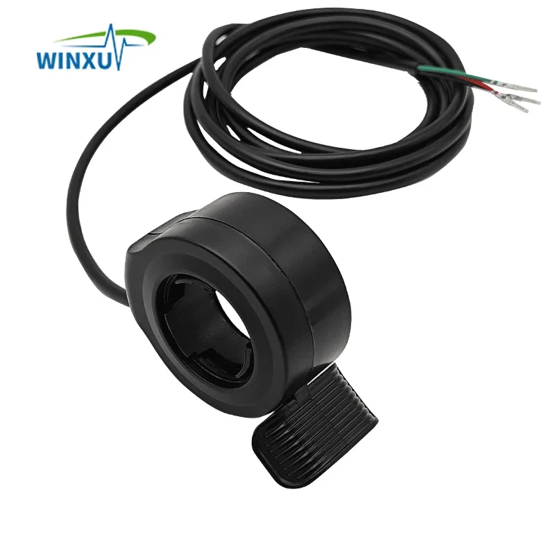 Electric Scooter E-bike Thumb Throttle Left and Right Hand Universal 24-72V Hall Accelerator for Bike Repair Speed Regulator