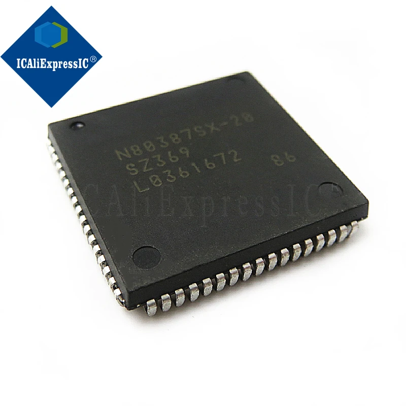 

1piece 387SX N80387SX-25 PLCC-68