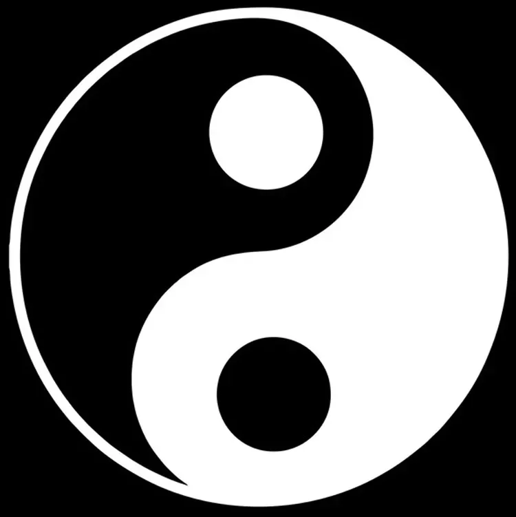 Personality Creative Sticker Yin and Yang Baguazhen Car Scratches Fairy Decoration Waterproof Sunscreen PVC, 10cm