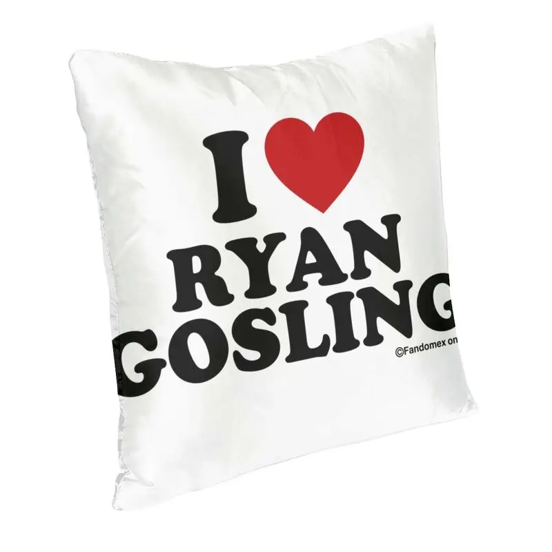 Canadian Musician Ryan Gosling Cushion Cover 45x45cm Soft Velvet Cute Pillow Case Decoration Salon