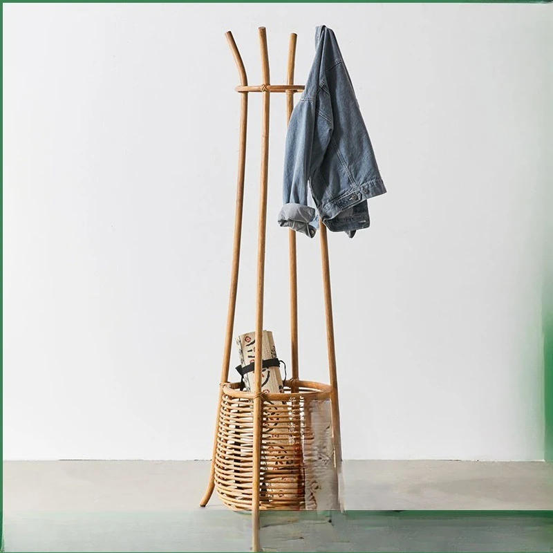 Nordic ins Garderobe B & B Hotel Rattan Boden Hängen Kleiderbügel Tür Hängen Kleiderbügel Rattan Handgemachte Rattan