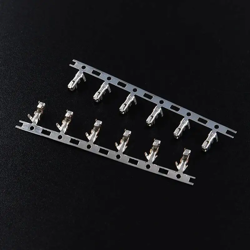 100 Stück XH/XHB2.54 Stecker- und Buchsenverbinder, Kaltcrimp-Stecker XH aus Phosphorkupfer – Detail 4
