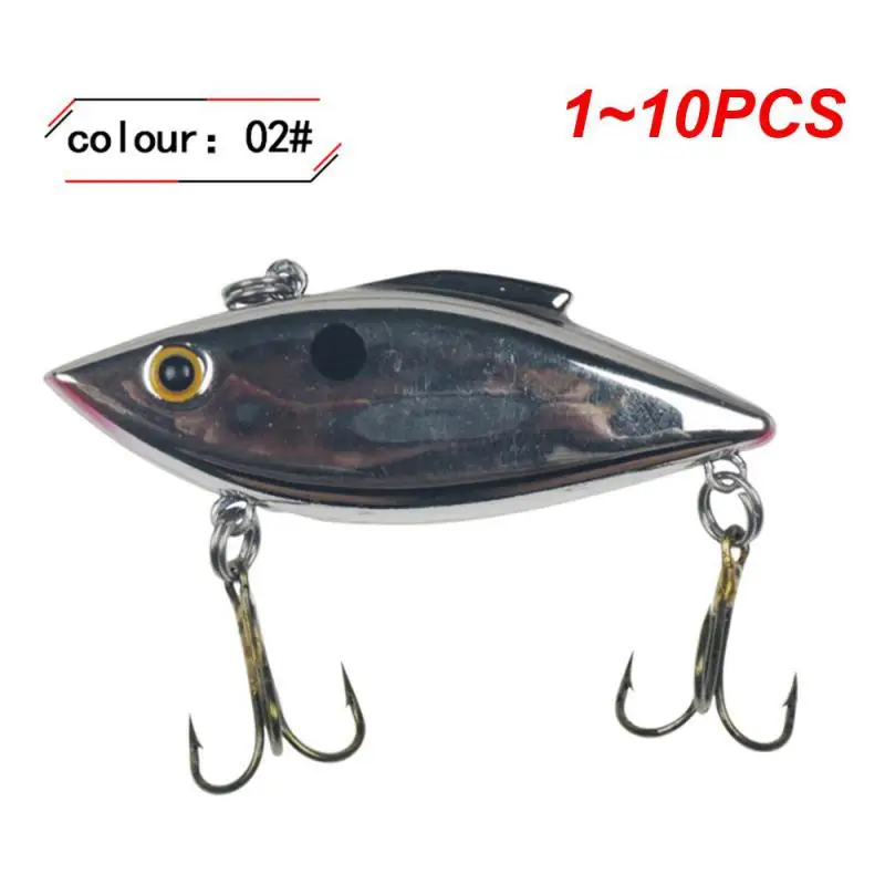 1~10PCS Bionic Fake Bait 6cm Realistic Sharp Blood Slot Hook Three-dimensional Fish Eye Small And Smart Fake Bait Luya Bait