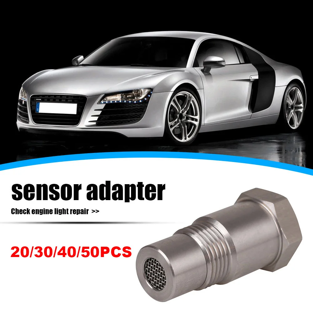 

M18*1.5 O2 Oxygen Sensor Spacer Extender Adapater Stainless Steel O2 Sensor Spacer Extender Adapter Isolator for Check Exhaust