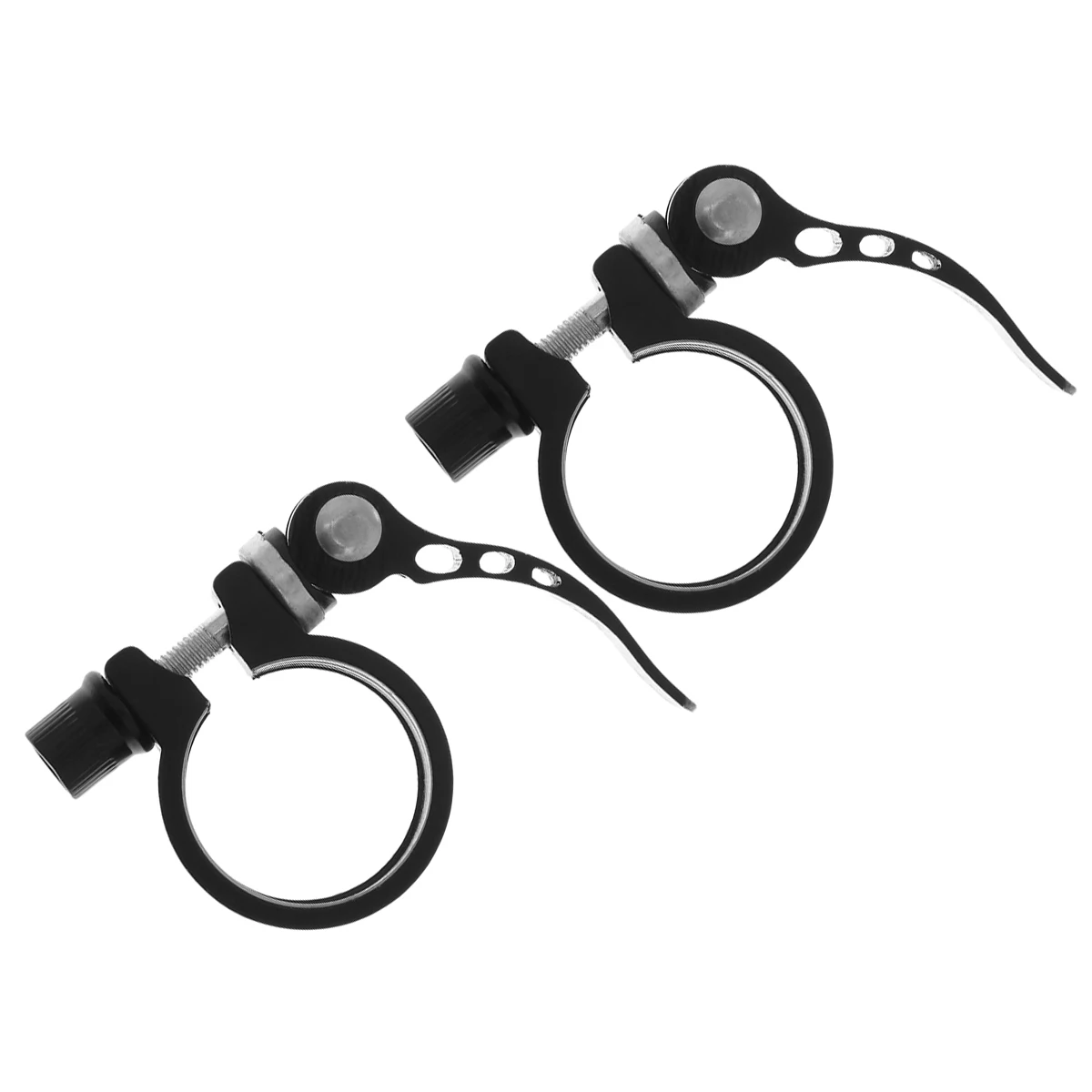 

2Pcs Quick Release Seatpost Clamp for 30.4/30.8/30.9/31.6mm Durable Aluminum Bike Seatpost Clamp Easy Adjust Without Tools Road