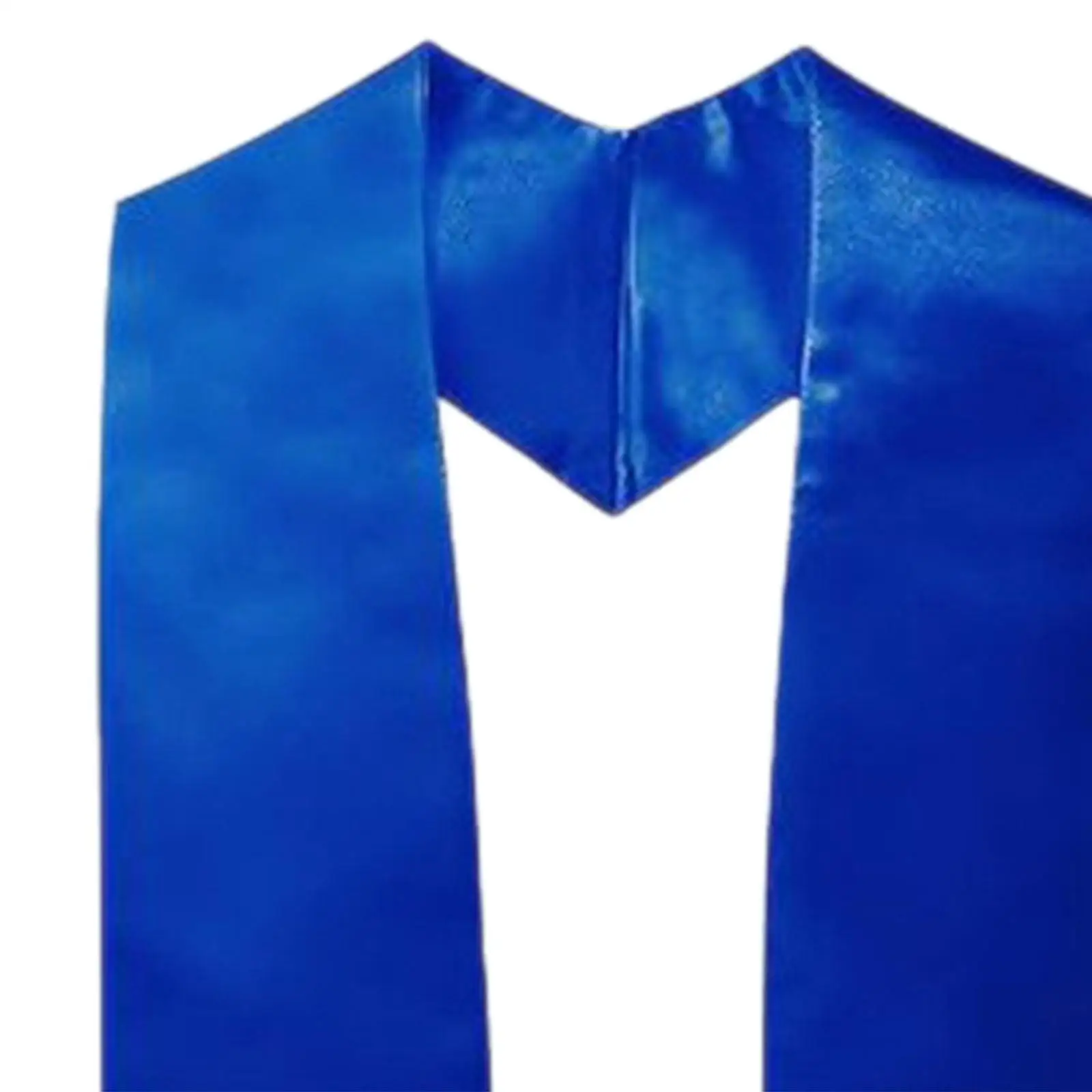 Fabric Graduation Stole V Shape Bachelor Sash Scarf 72 Inch for College High School Celebrations