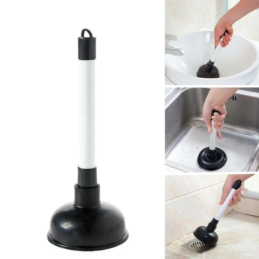 Household Small Toilet Plunger - Rubber suction cup design, strong unclogging, special for plunger toilet! Plumbing