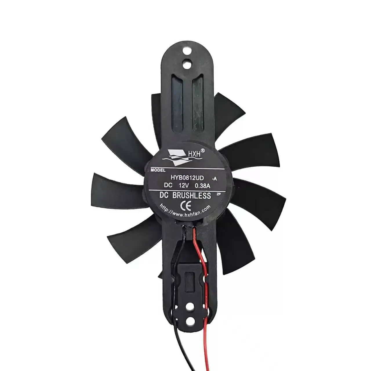 For HXH HYB0812UD-A DC 12V 0.38A 80mm 2-Wire Frameless Graphics Video Card VGA GPU Radiator Heatsink Bracket Chassis Case Fan