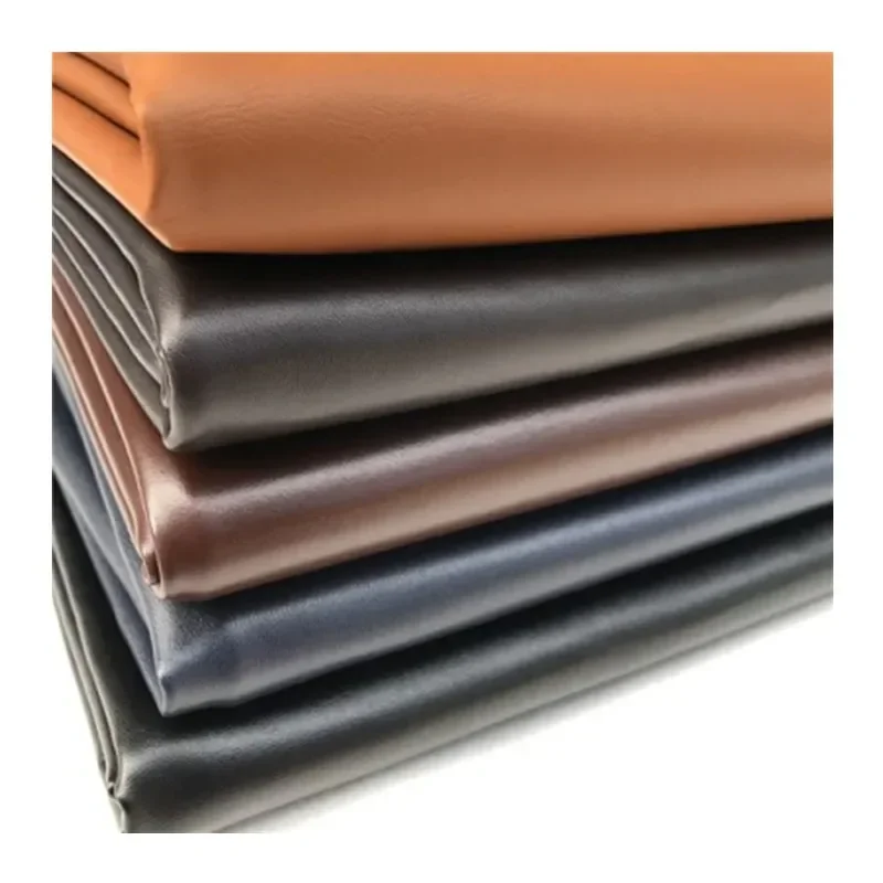 100x138cm Semi PU Synthetic Leather Fabric for DIY Bag Sofa Packaging Desing Fabrics Wholesale Fashion Cloth 0.5mm Thickness