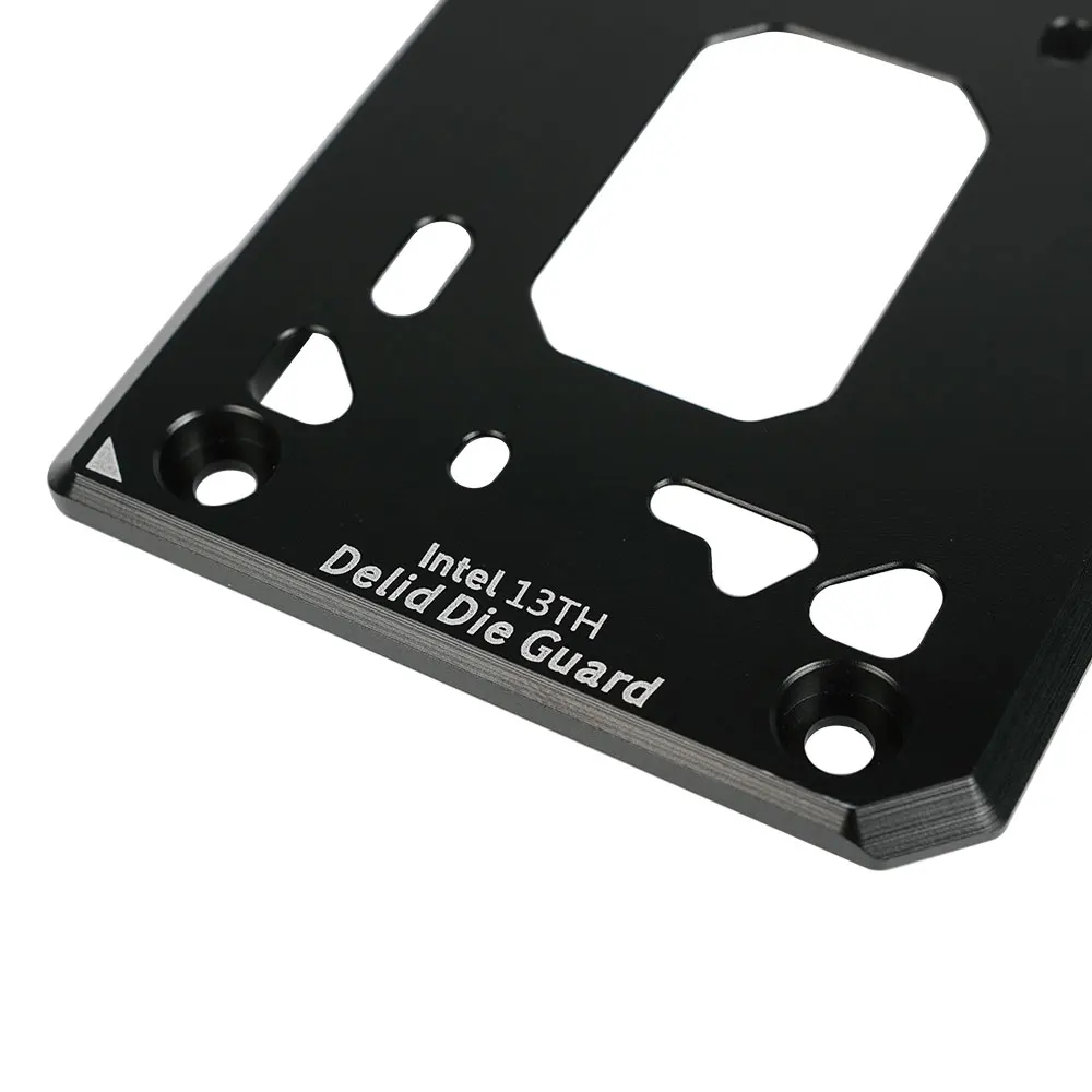 IceManCooler CPU Open Cover Protector For Intel 12/13/14th gen Processor,Delid Die Guard Frame,7075 Aluminum,Black