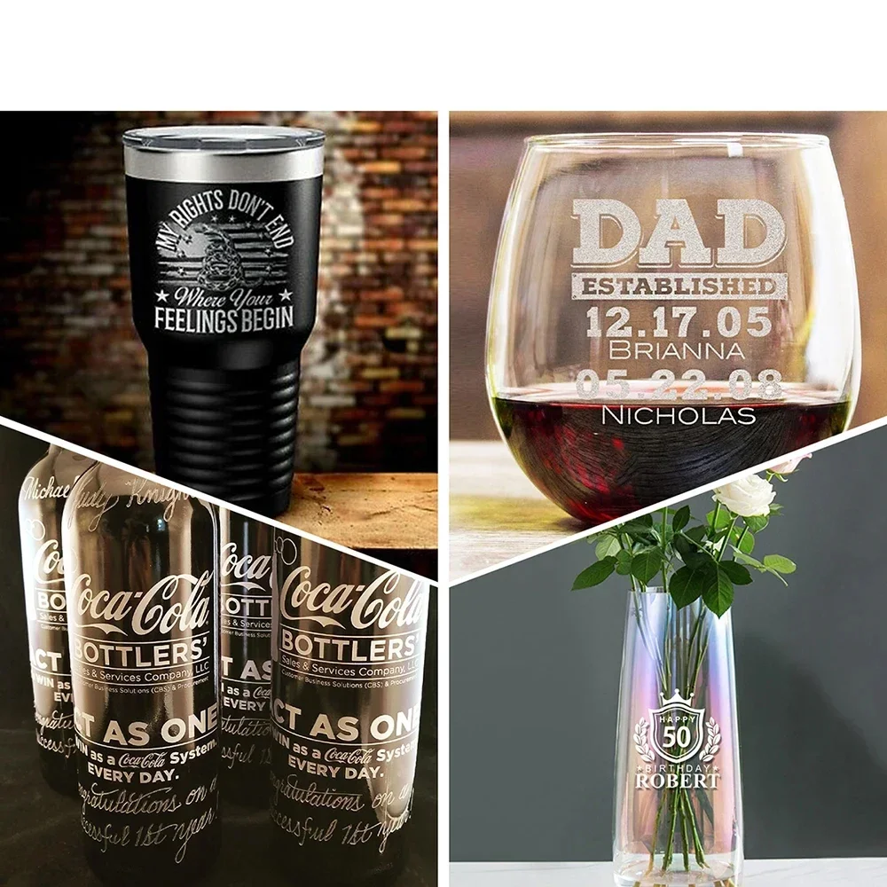 CNC Laser Engraver Y-axis Rotary Roller 360° Rotating 3-speed Adjustment Laser Rotary Module for Cylindrical Objects