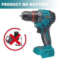 Brushless 10mm Electric Drill 60-100N.m Cordless 2-Speed Hand Drill Screwdriver Power Tools For Makita 18V Battery(No Battery )