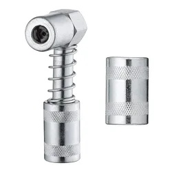 2pcs 90 Degree Oil Nozzle Adapter 3000-4500PSI Grease Gun Lubrication Tool For Coupler Connection Hand-operated Grease Tools