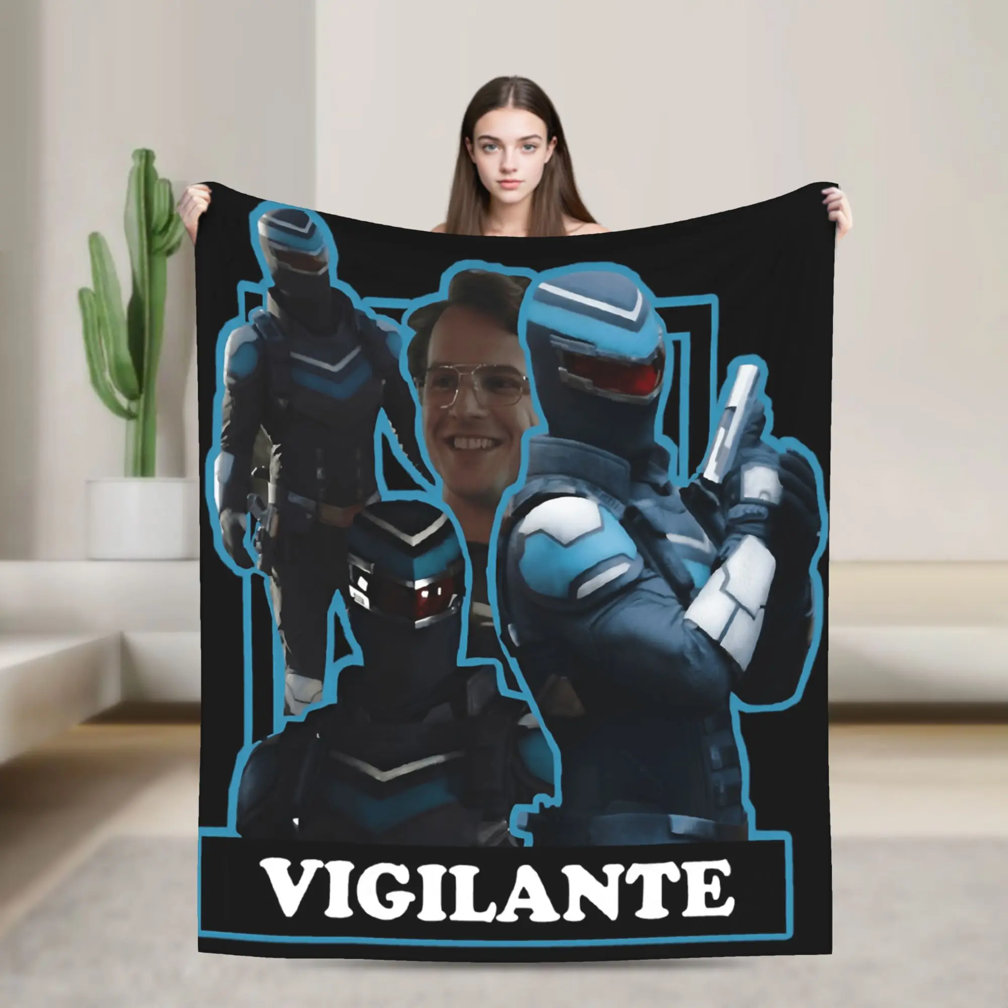 Vigilante صانعي السلام ميمي بطانية قطيفة للأطفال الكبار الفانيلا رمي بطانية لغرفة النوم لينة جودة مخصصة المفرش هدية #1