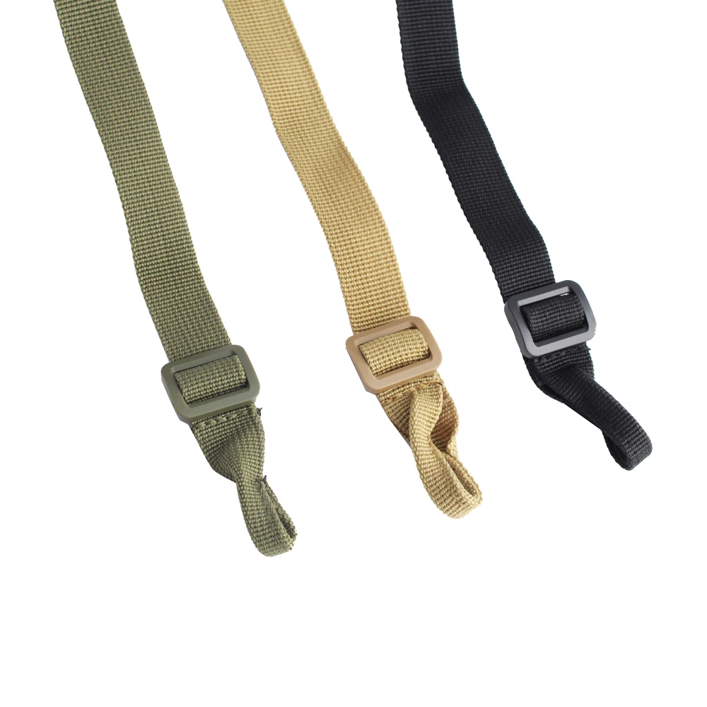 1 pz Buttstock Sling Mount Strap Loop Adattatore Tessitura Attacco per fucile Tattico regolabile Gun Sling Airsoft Sling