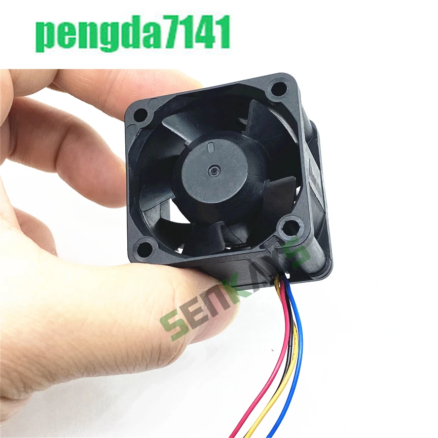 Imagem -05 - Delta-grande Ventilador de Refrigeração de Energia Ventilador Servidor 4pin Pwm 12v 0.6a 4028 40 mm 40x40x28 mm Ffb0412shn