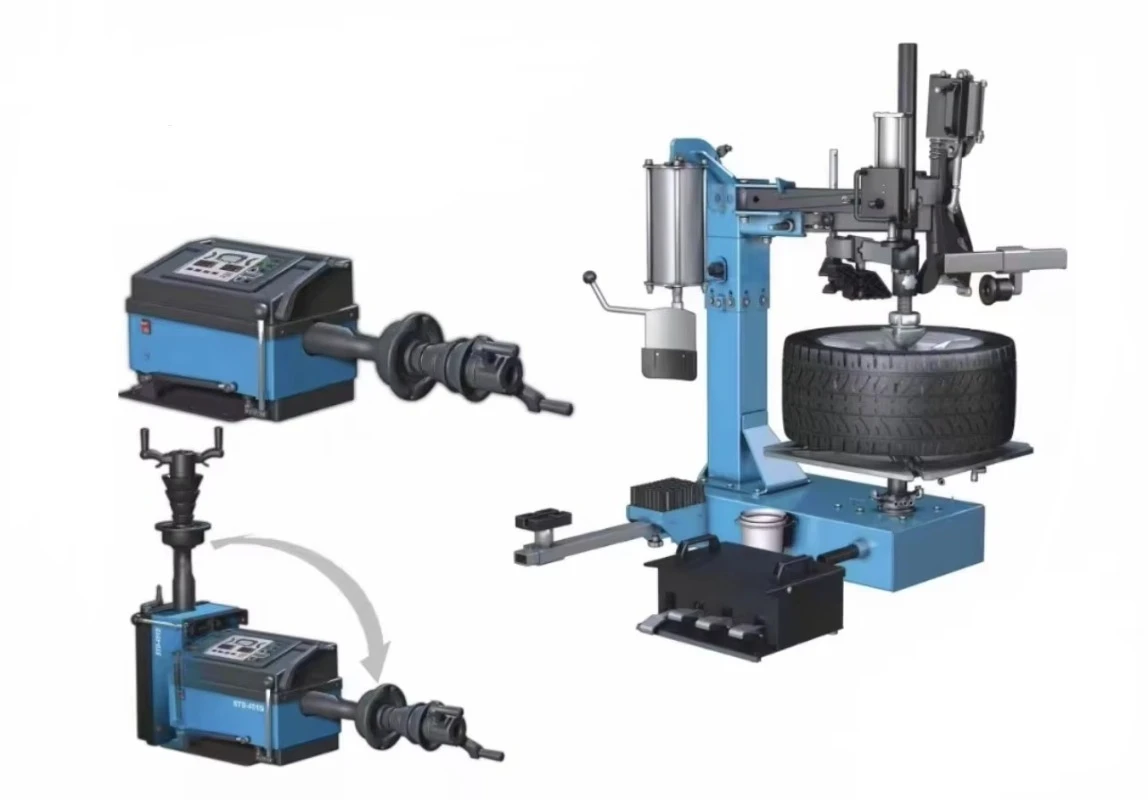 Trihero 12V Hot Sale High Quality Pneumatic Tire Changer Mobile Workshop Wheel Balancer Machine Road Service Tire Repair Tool
