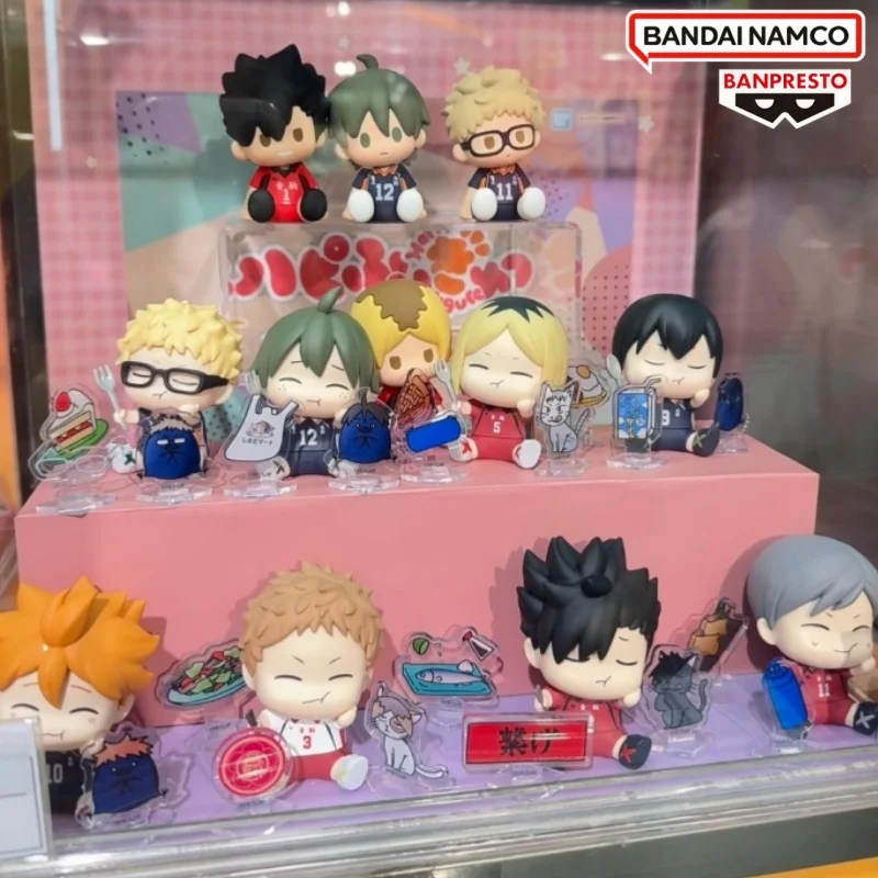 

In Stock Original Haikyuu!! Happiness Is By My Side Series Blind Box Anime Character Model Collection Desktop Decoration Toys