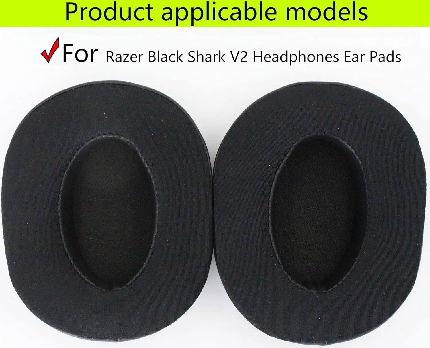 eplacement Ear Pads Compatible with Razer Blackshark V2 X Headphones Soft ice-Sensing Gel Combined with Memory Foam to Replace