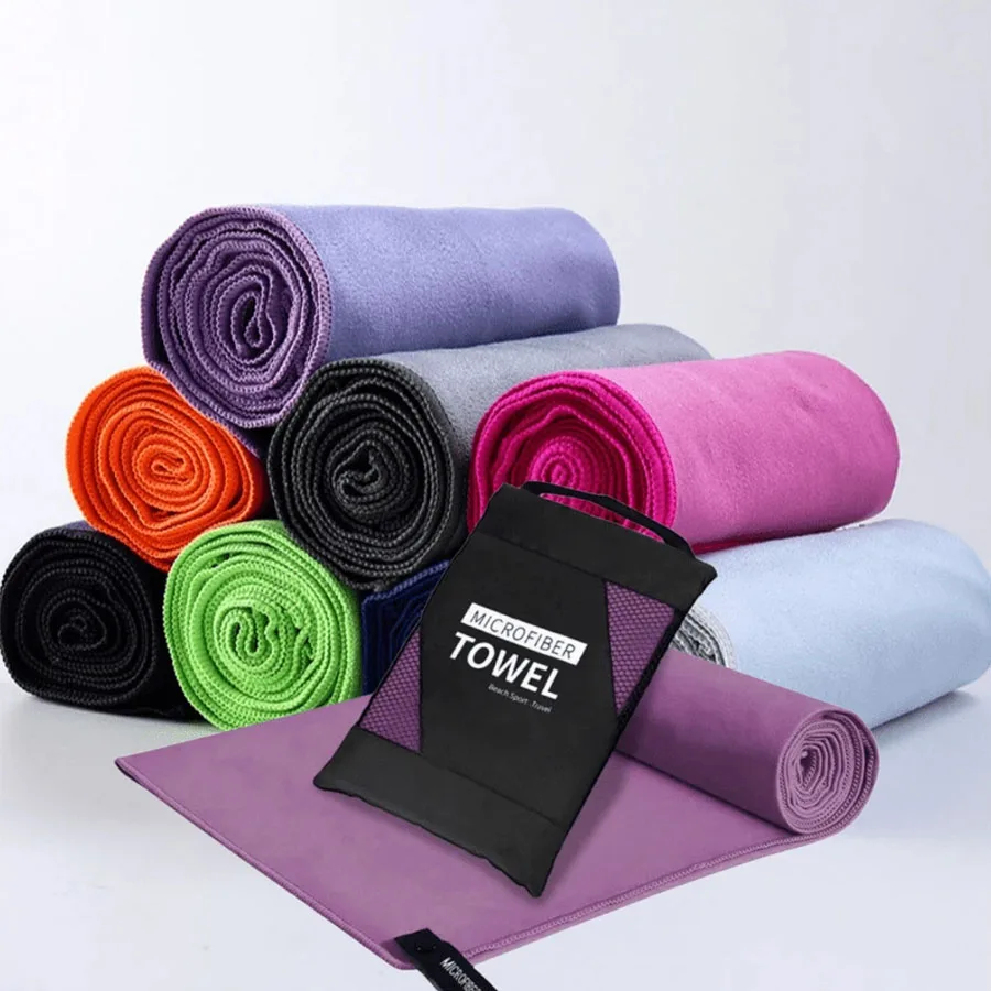 

Quick-Drying Sports Towel Thick Sand Free Microfiber Towel Super Absorbent Soft Compact Beach Swim Travel Camping Towel 1pc