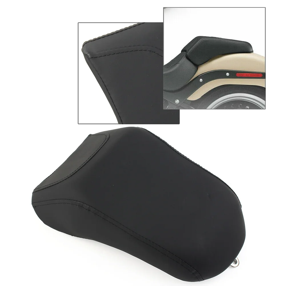 

Motorcycle Rear Passenger Seat Leather Back Pad For Harley Davidson FLSTF Fatboy 2008 2009 2010 2011 2012 2013 2014