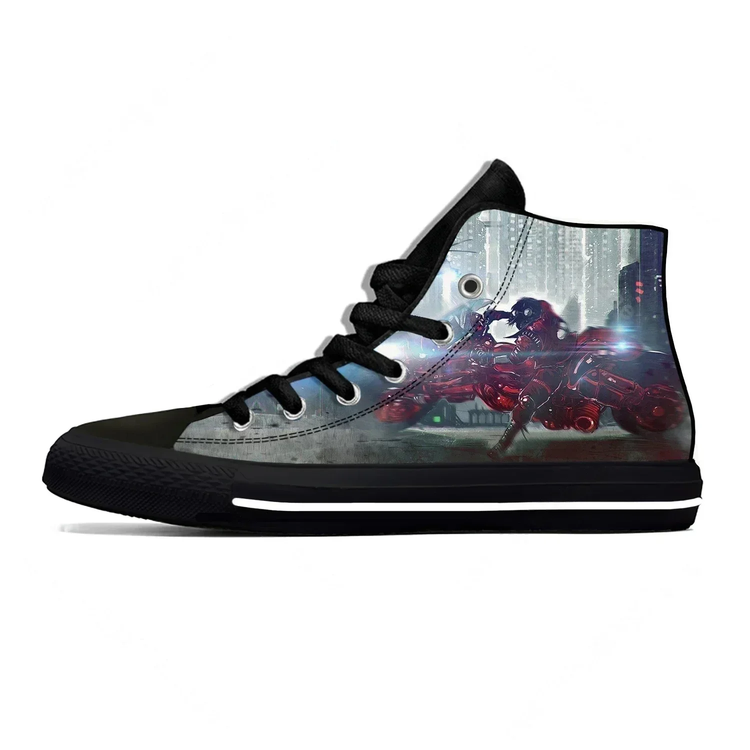 

Summer Anime Akira Synthwave Fashion Classic Casual Shoes High Top Men Women Classic Sneakers Classic Lightweight Board Shoes