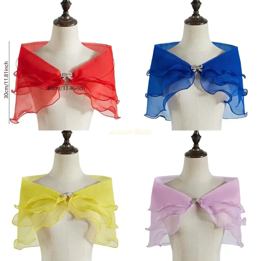 

31BF Fashionable Wedding Shawl for Brides Seeking Arm Concealment Dress Shawl Off Shoulder Banquet Dress Shoulder Wrap