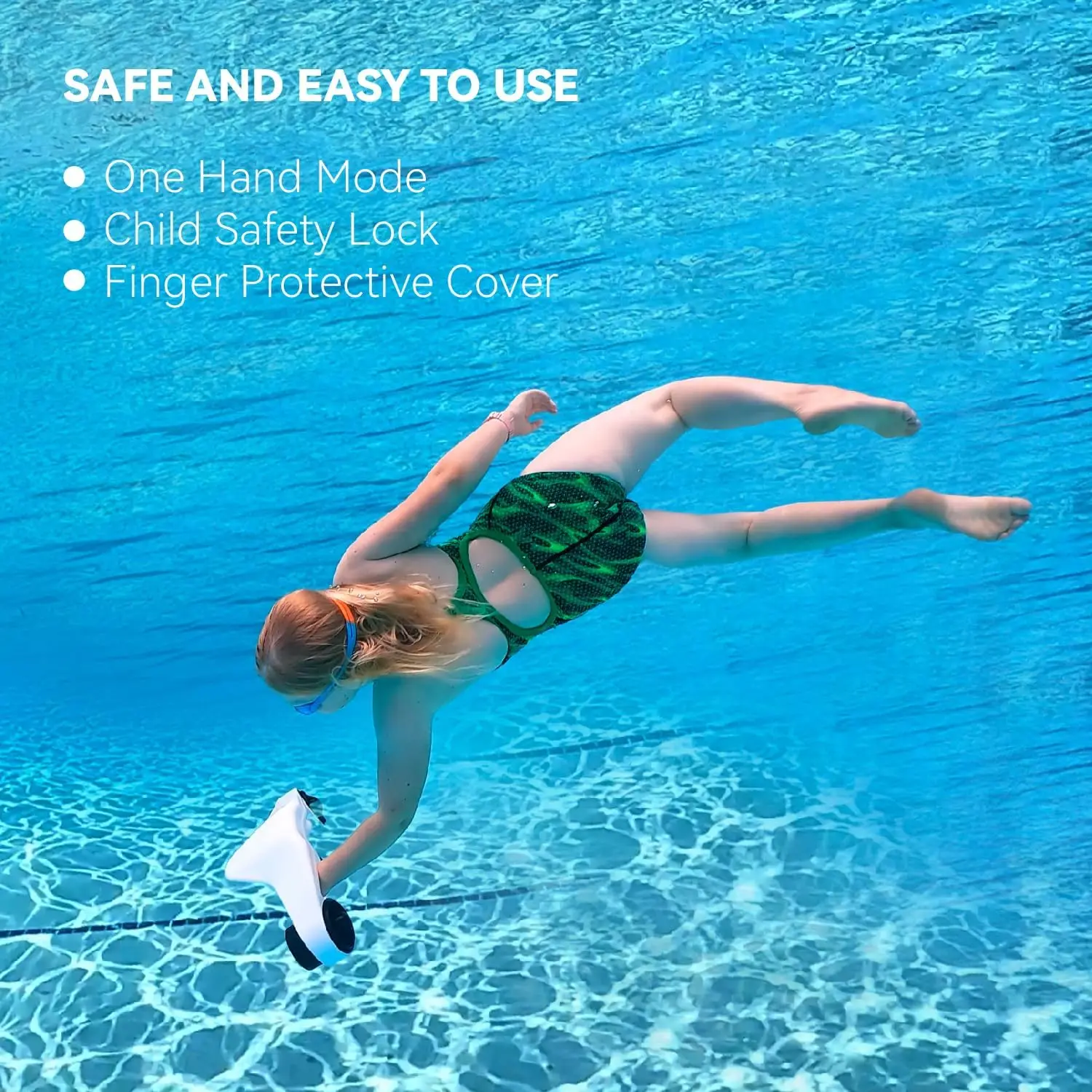 카몰렉 수중 스쿠터 듀얼 모터 40M 방수 카메라 마운트 포함 스쿠버 다이빙 스노클링용