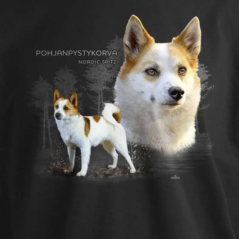 

Sweden Spitz-type Dog Breed Norrbottenspets T-Shirt 100% Cotton O-Neck Summer Short Sleeve Casual Mens T-shirt Size S-3XL