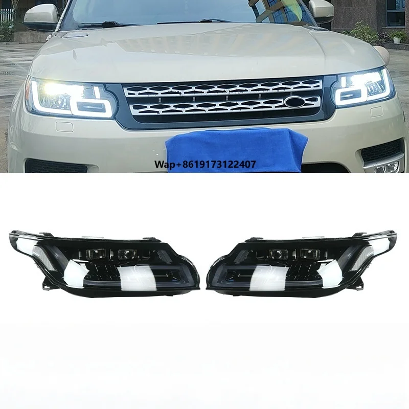 

Suitable for 2014-2017 Sport Modification Upgrade 2018 New Headlights Flowing Headlights Front Headlights