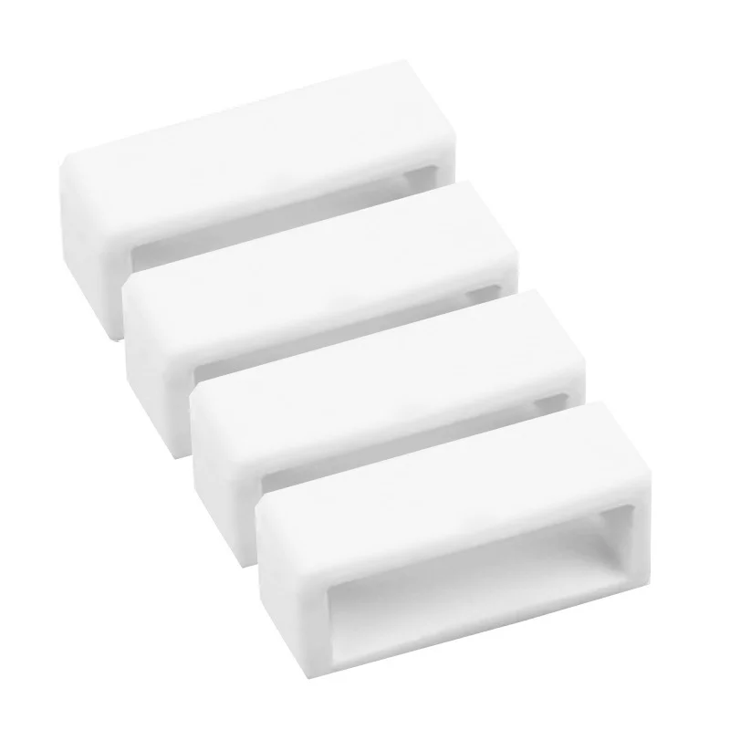 2PCS  Watch Strap Band Keeper Loop Durable Security Holder Retainer Ring Watch Accessories Silicone Rubber