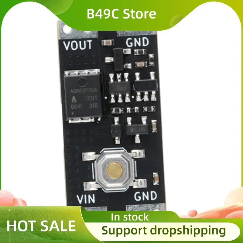 

B49C 4 шт., модуль бистабильного переключателя с одной кнопкой, 4,5-26 В, 1,3UA, нагрузка 10 А, низкое мощность, широкое напряжение, мини-модуль переключателя с одной клавишей