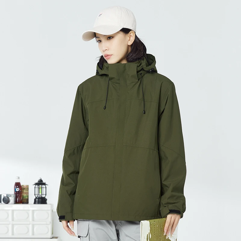 

Unisex Windbreaker Three-in-one Outdoor Cycling Jacket Outdoor Mountaineering Suit Windproof and Waterproof Jackets Work Jackets