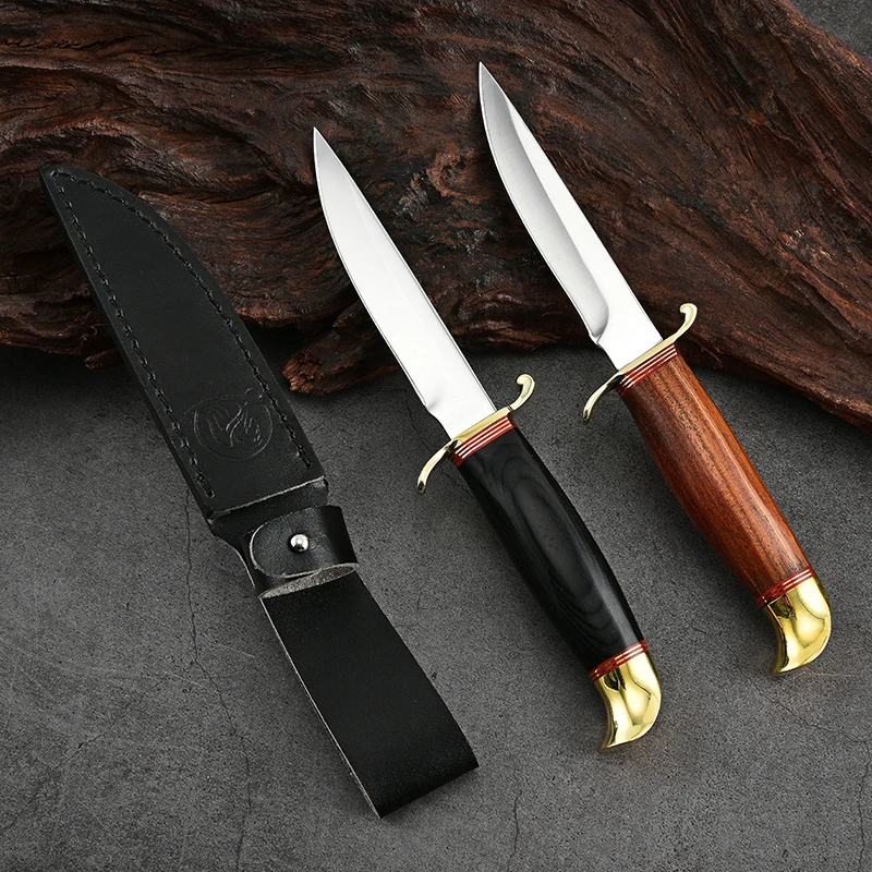 Russian Nkvd Ussr Finka NKVD Outdoor Survival Hunting Bowie Knives Camping Fixed Blade Straight Tactical knifes Camping Knife