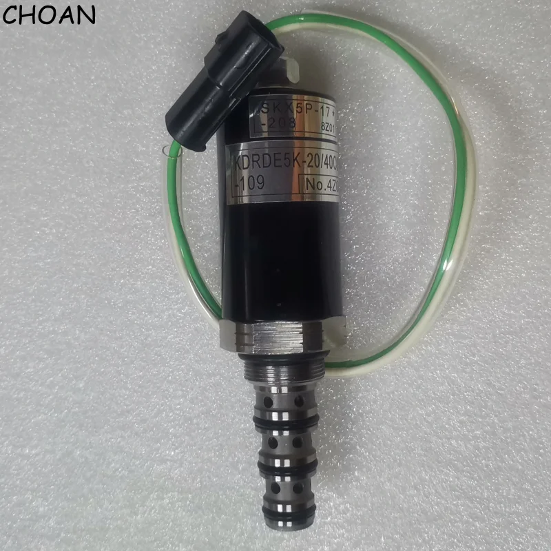 

KDRDE5K-20/40C07-109 Hydraulic Pump Proportional Solenoid Valve for Kobelco SK200-5 Excavator Digger Repair Replacement Part