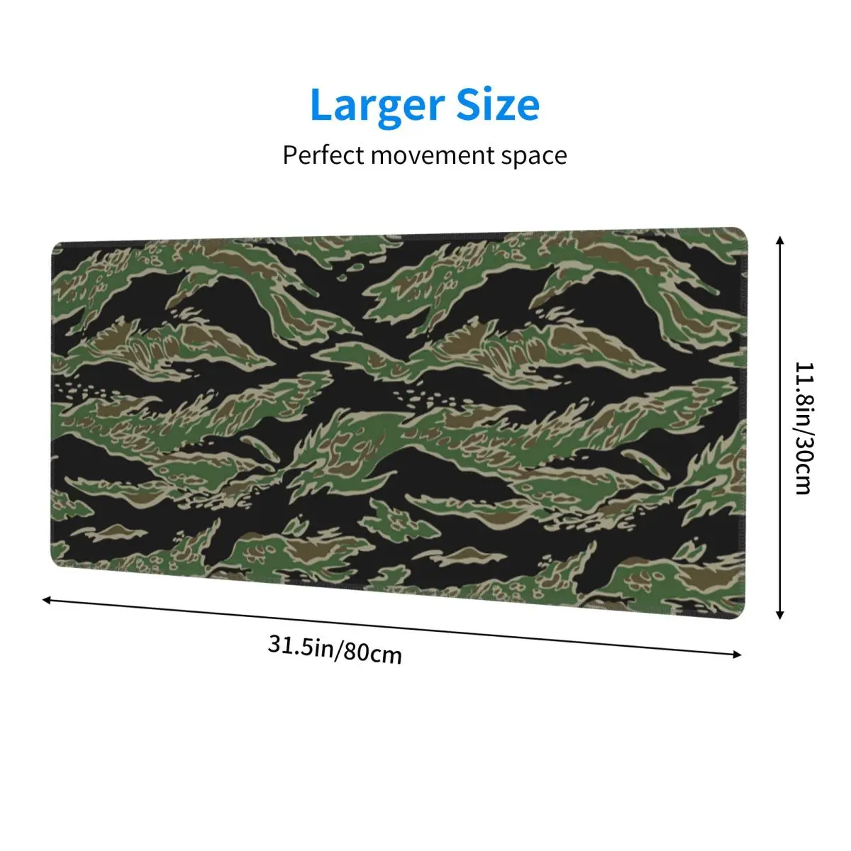 Large Mouse Pad Tiger Stripe Camouflage Military Camo Gamer PC Laptop Mats Keyboard Carpet Computer Gaming Desk Mat