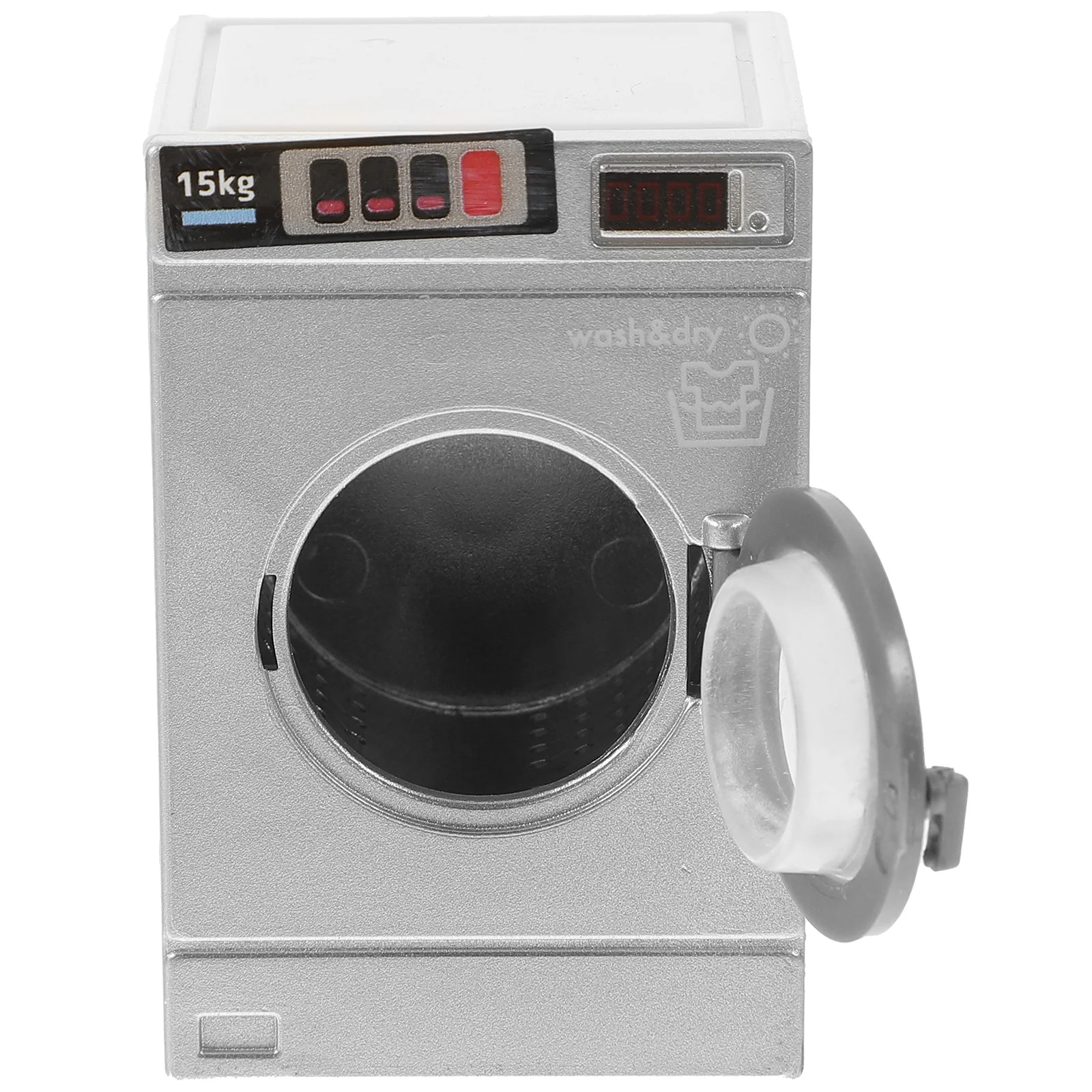 House Washing Machine Mini Model Office Decor for Women Desk Wild Realistic Decoration Washer Plastic and Dry Household